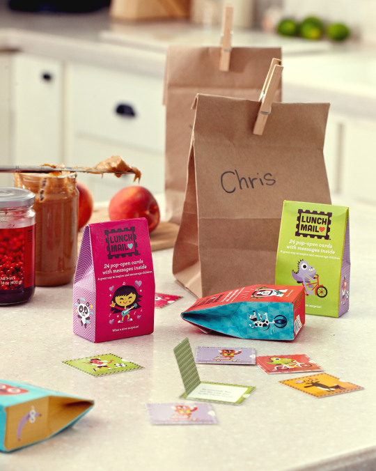 kids lunch on countert