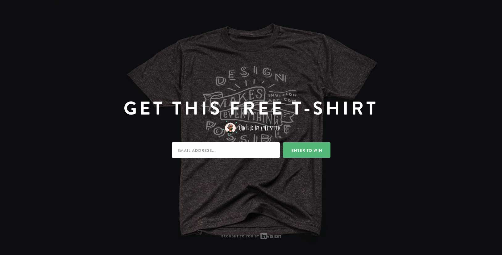 free shirt promotion