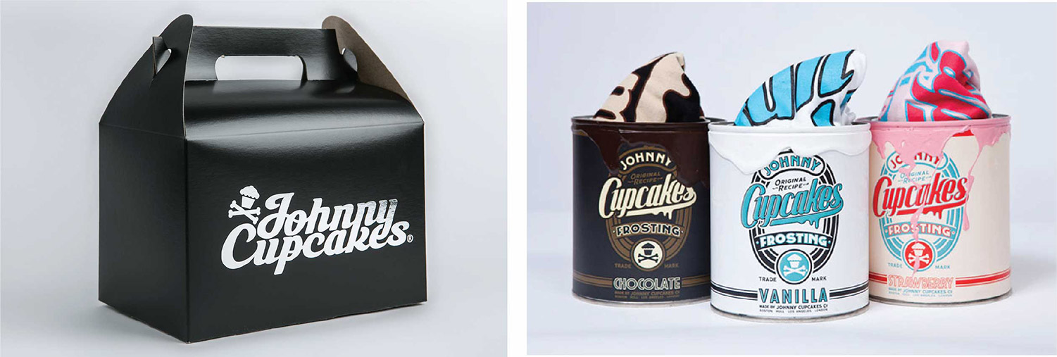 mockup of cupcake packaging 