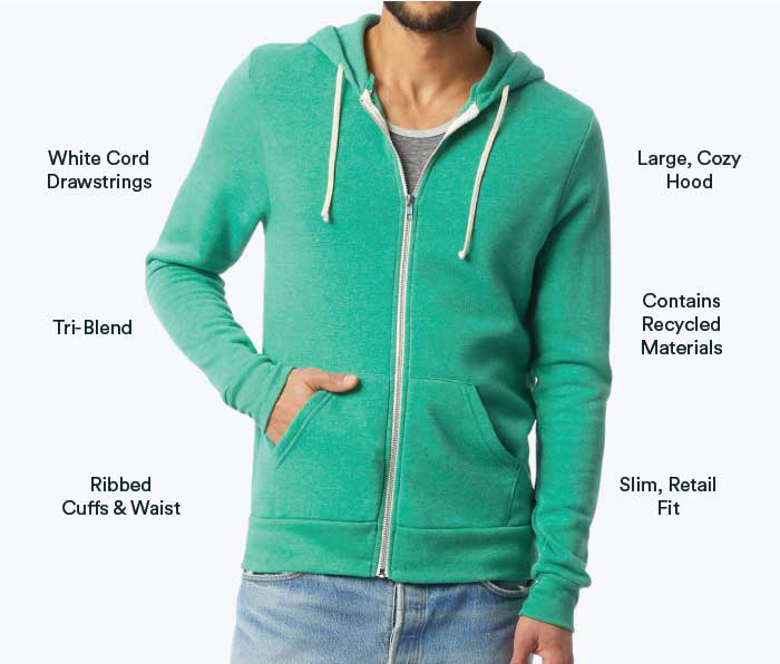 man wearing green zip-up jacket