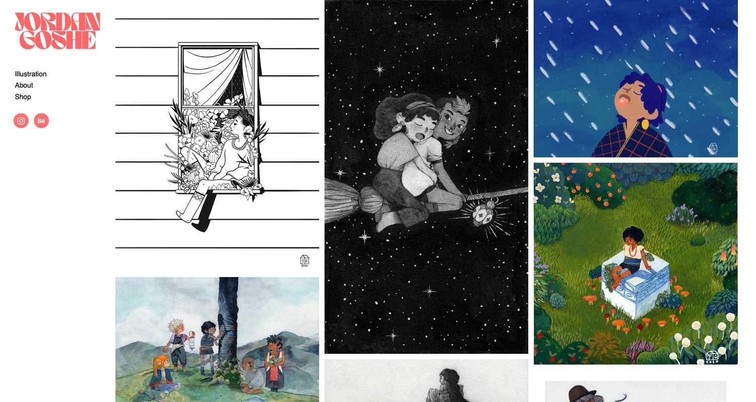 Jordan Goshe webpage